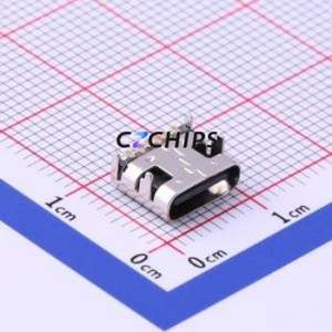 TYPE-C 6P(073) USB Connector SMD Connector ( Connector Type: Type-C )( Protocol Standard: USB 3.1 )( Gender: Female ) - Product Image 1