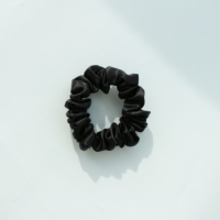 Élastique à cheveux en soie, grand et rond, style féminin, élégant, pour queue de cheval, accessoires capillaires pour le quotidien
