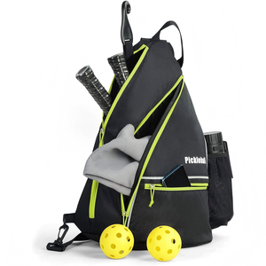 Pickleball <b>Backpack</b> <b>Large</b> Capacity 30-40L Water Resistant With Fence Hook For Pickleball Sports - Product Image 1