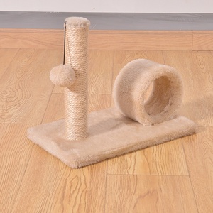 Grattoir d'arbres à chat en bois de carton de poteau à gratter d'animal familier d'intérieur écologique moderne - Product Image 5