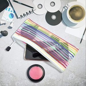 Durable and Reusable Custom Plastic Zip <b>File</b> Folders Home Travel Essentials Organizer Clear <b>File</b> Bag Vibrant Mesh Zipper Pouch - Product Image 4