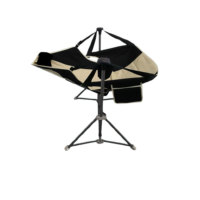 Chaise de camping pliante WOQI, hamac portable pour adultes, balançoire de camping avec support, jardin, suspendue, extérieur