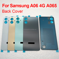 Casing HP A065, Frame Tengah Pengganti, Cover Baterai Belakang A06 4G, Pintu Belakang dengan Lensa Kamera untuk Samsung Galaxy
