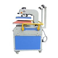 Gaoshang 24x16in Laser Align Máquina de prensa de calor Transferencia digital completa Sublimación Prendas DTF Camisa semiautomática Tee Press