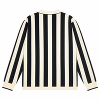 Pull jacquard personnalisé ODM/OEM pour homme, motif lettres, tricot rayé décontracté d'hiver, en laine/viscose, séchage rapide, anti-plis