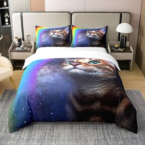 <span class=keywords><strong>Galaxy</strong></span> mèo Duvet cover <span class=keywords><strong>Set</strong></span> vũ trụ <span class=keywords><strong>Galaxy</strong></span> <span class=keywords><strong>bedding</strong></span> <span class=keywords><strong>Set</strong></span> cho trẻ em dễ thương Kitten in bìa bên ngoài không gian hành tinh phòng ngủ bộ sưu tập - Product Image 5
