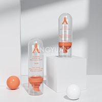 Envase de Plástico Reciclable Personalizado para Cuidado de la Piel, Cápsula Invertida de 60 ml, Botella con Bomba para Suero, Loción, Tónico Hidratante y Spray