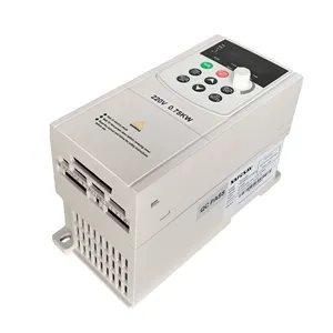 China Factory Mini Size Frequency Single Phase Inverter 1.5KW 50-60Hz SVC V/F Control VFD Converter Fire Mode Protection VFD