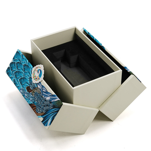 Caja <span class=keywords><strong>de</strong></span> Regalo Rígida <span class=keywords><strong>de</strong></span> Doble Apertura <span class=keywords><strong>con</strong></span> Diseño <span class=keywords><strong>de</strong></span> Pavo Real <span class=keywords><strong>de</strong></span> Lujo para Empaque <span class=keywords><strong>de</strong></span> Perfume <span class=keywords><strong>con</strong></span> Inserto <span class=keywords><strong>de</strong></span> Espuma Personalizado - Product Image 5