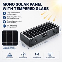 Lampe murale solaire LED carrée d'extérieur, ignifuge, étanche IP65, haute luminosité, garantie 3 ans, certifiée CE RoHS