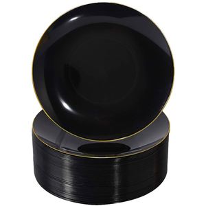 Vente en gros de sets d'assiettes en plastique PS durables, légères et colorées pour les mariages, les fêtes, le camping, la restauration - Product Image 1