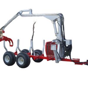 Remorque forestière Sunco 2025 avec grue / Remorque à bois pour machines forestières – <span class=keywords><strong>Prix</strong></span> usine - Product Image 1