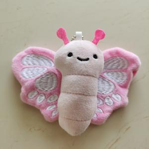 Juguetes de peluche promocionales Logotipo personalizado Ladybird <span class=keywords><strong>Mantis</strong></span> Beetle Cicade Butter Bee Felpa Insecto Llavero de peluche - Product Image 4