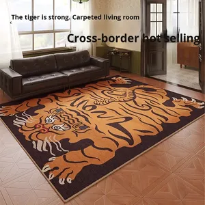 Alfombra de Lujo para Sala de Estar, Alfombra de Gran Tamaño para Sofá, Alfombra Antideslizante de Cristal para Dormitorio y Junto a la Cama - Product Image 1