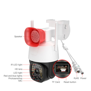 Cámara de seguridad con <span class=keywords><strong>WIFI</strong></span> para exteriores, cámara IP <span class=keywords><strong>Mini</strong></span> de 1,8 pulgadas, 2MP, <span class=keywords><strong>HD</strong></span>, más luz con trompeta, AI, <span class=keywords><strong>WIFI</strong></span>, nueva - Product Image 3