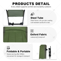 Chaise de plage pliable légère avec logo personnalisé, siège portable pour le camping en plein air, pour la plage et les parcs