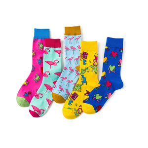 Người Đàn Ông Tùy Chỉnh Thiết Kế Chất Lượng Cao Vui Mới Lạ Dễ Thương Crew Động Vật Vớ In Bán Buôn - Product Image 2