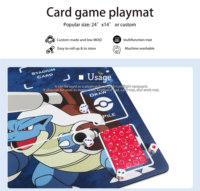 Tapis de souris de jeu antidérapant, lavable, imprimé sur mesure, grande base en caoutchouc, en gros, en stock, pour ordinateur, laboratoire, tapis de jeu TCG