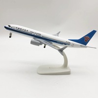 Modèle d'avion B737 Mexique 20CM en alliage métallique moulé sous pression, avion haute simulation pour décoration de bureau à domicile, cadeau de collection