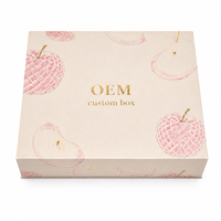 Boîte cadeau rigide magnétique de luxe personnalisée en forme de livre, recyclable, avec insert en mousse et pelliculage mat à chaud doré pour emballage cosmétique
