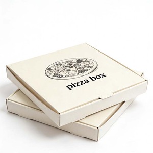 Caja de Pizza Plegable Ventilada con Diseño de Líneas Simples en Color Morado, Reciclable, para <span class=keywords><strong>Distribución</strong></span> <span class=keywords><strong>Mayorista</strong></span> de Alimentos - Product Image 1