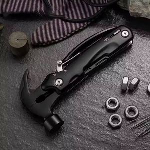 12 in 1 Portable Multi-Function Outdoor Tool Set - Folding Pliers Screwdriver Knife Scissors Hammer <b>for</b> <b>Camping</b> Emergency - Product Image 4