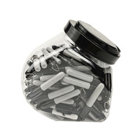 Stylo noir Bonvan marqueur permanent stylo à encre indélébile mini marqueur avec logo imprimé personnalisé