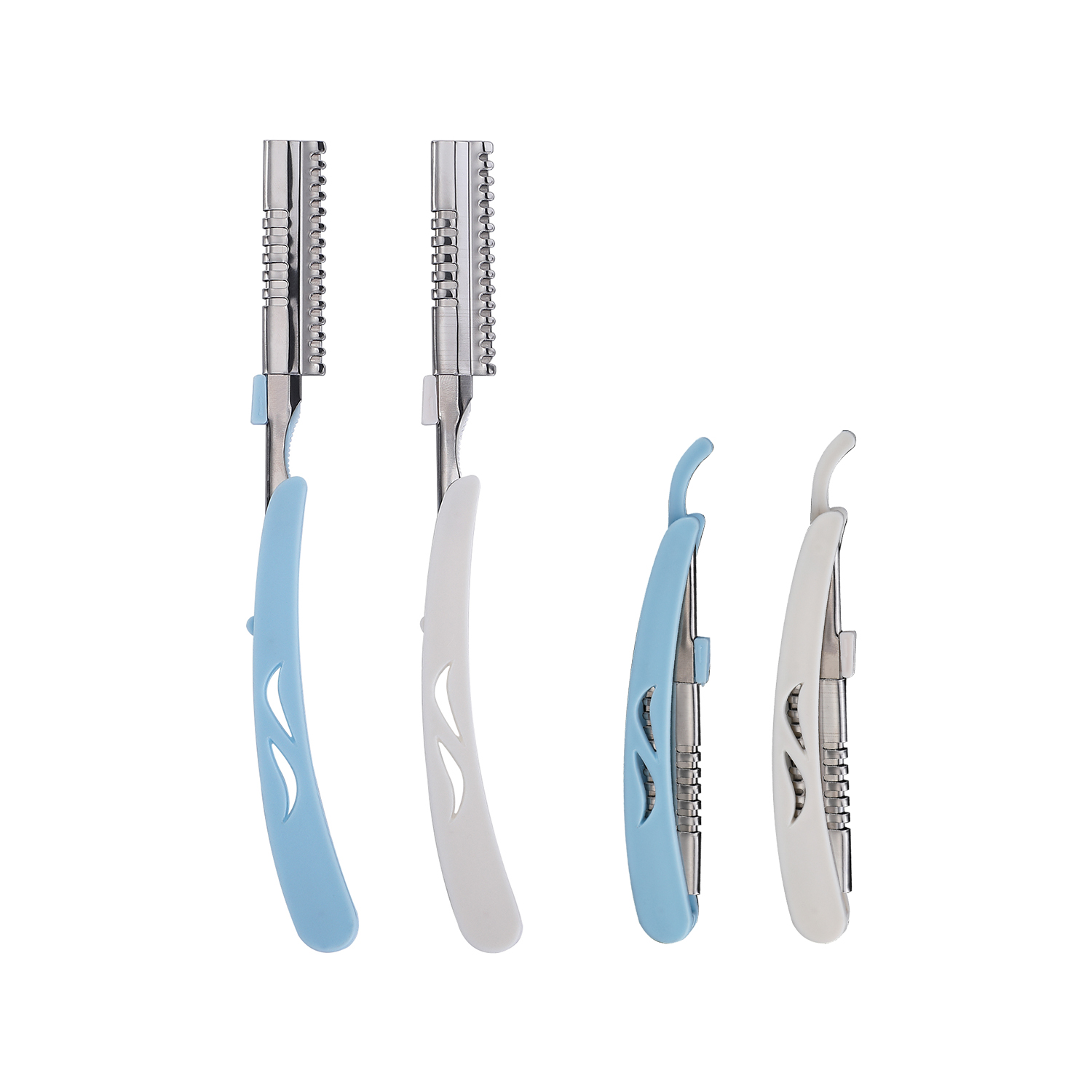 Портативная Бритва для стрижки волос, складная бритва, парикмахерский инструмент для стрижки бровей