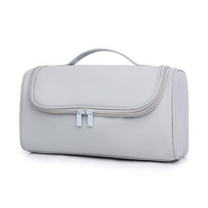 Bolsa de Maquillaje Impermeable, Resistente al Desgaste, de Cuero, con Cierre, Plegable, con Asa Suave, Diseño de Caramelo, Gran Capacidad, para Viajes al Aire Libre - Product Image 4