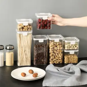 Kitchen Organizer Grains Beans Storage Jar Keep Fresh Food Storage Box Refrigerator Food Sealed Crisper Container