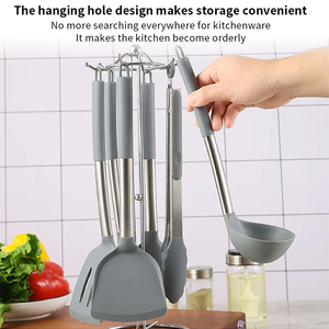 MHC Alta Qualidade <span class=keywords><strong>Silicone</strong></span> Utensílio <span class=keywords><strong>Set</strong></span> Essencial Cozinhar Ferramentas para Cozinha <span class=keywords><strong>Ware</strong></span> De Cozinh Cozinha Acessórios - Product Image 5