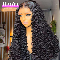 Wig Rambut Asli Vietnam Burmese Curly Tanpa Lem 13x6 HD Lace Frontal 30 Inch 12A, Vendor Wig Rambut Asli, Grosir Wig Rambut Asli