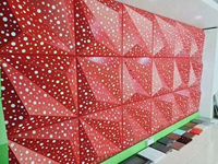 Façade perforée en aluminium découpée au laser |   Panneaux de mur-rideau en aluminium de conception traditionnelle, écologiques, anti-corrosion et ignifuges
