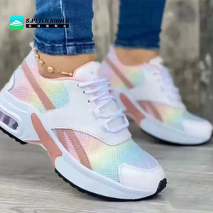 Zapatos Deportivos Casuales Blancos, Rosas y Negros al por Mayor para <span class=keywords><strong>Mujer</strong></span>, Zapatos Casuales Clásicos de Moda de Alta Calidad - Product Image 1