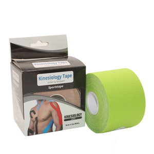 Cinta <span class=keywords><strong>de</strong></span> kinesiología deportiva, banda <span class=keywords><strong>de</strong></span> algodón impermeable <span class=keywords><strong>de</strong></span> color - Product Image 6