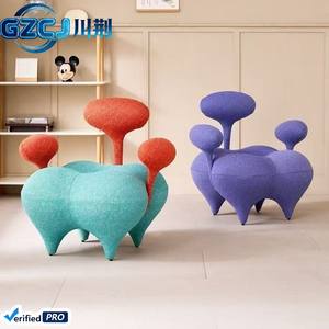 Sillón Infantil de Diseño Nórdico Creativo, de Forma Irregular, para una Persona, Moderno y Multifuncional para Sala de Estar - Product Image 1