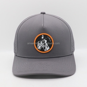 Casquette de baseball en popeline Oxford à 5 panneaux entièrement personnalisée avec logo brodé, style hip-hop, sportif - Product Image 1