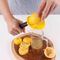 Kingwise Handmatige Citruspers (Citroen, Sinaasappel, Lime) van Plastic, Vaatwasserbestendig, Keukenhulpje