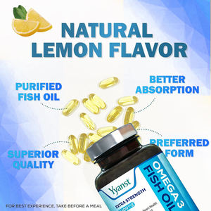 Gélules d'oméga 3, d'huile de poisson, d'EPA et de DHA de haute qualité, marque privée, HAUTE ABSORPTION, favorisent la santé des articulations et de l’esprit. - Product Image 4