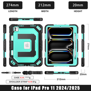 Capa Protetora Resistente a Impactos para <span class=keywords><strong>Tablet</strong></span> iPad Pro 11 11 Polegadas A3006 M4 2024 - Product Image 6