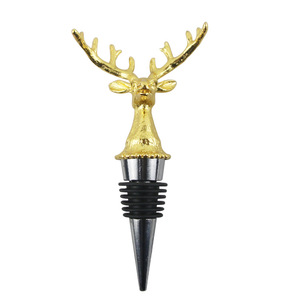 Silver Ram Head Wine Stopper 10x2.7x2cm Metal Seal For Bottle Preservation - Product Image 4