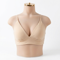 Soutien-gorge triangle sans couture sans armatures en nylon et élasthanne ultra-extensible, respirant et fin, personnalisé OEM, pour femme, usage quotidien