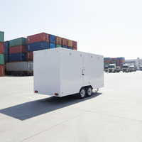 Conteneur Sanitaire Mobile de Luxe Moderne Personnalisé en Acier pour Événements Extérieurs VIP, avec Douche et Toilettes, Type Caravane Sandwich pour Parc