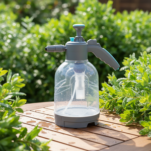 वायवीय पंखे के आकार के मैनुअल कार वॉश फोम स्प्रेयर एसिड अलकाली प्रतिरोधी रसोई सफाई ग्लास स्प्रे बोतल कीटाणुशोधन - Product Image 1