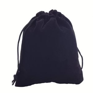 Custom 4.0x4.8'' Black Drawstrings Pouch Jewelry <b>Gift</b> <b>Wedding</b> Favors Candy <b>Bags</b> Party Favors Cheap Velvet <b>Bag</b> With Logo - Product Image 3