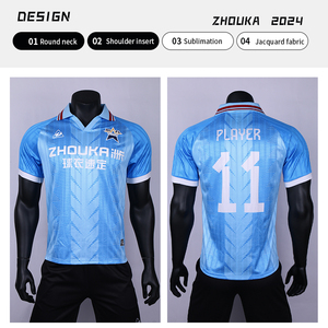 Camiseta de Fútbol de Diseño Vintage Personalizada, Uniforme de Equipo, Clásica, Retro, a <span class=keywords><strong>Rayas</strong></span>, Negra, Juvenil, para Hombre, Cuello Polo - Product Image 3
