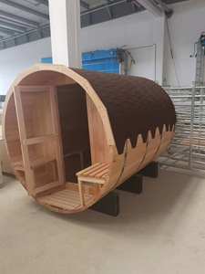 Great Quality Wooden Canadian Hemlock 180*240cm <b>Sauna</b> House Front Porch <b>for</b> <b>Home</b> Use - Product Image 2