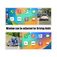 Monitor Portabel IPS HD 10,26 inci, Layar Wireless Carplay, Android Auto Nirkabel, Layar Mobil Universal, Multimedia Stereo Mobil