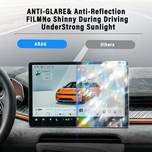 PLK 2025 Protecteur d'écran tactile HD transparent PET pour <span class=keywords><strong>Tesla</strong></span> Model S Film de navigation anti-éblouissement - Product Image 4