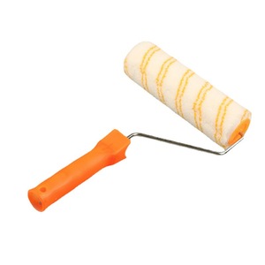 An Tong Paint Roller 9 Inch Acrylic Fiber White With Yellow Stripes For Wall Painting Hardware Tool <b>Brush</b> OEM Customized - Product Image 3